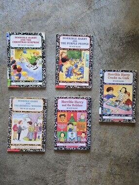 🎈Sale! 2 For $15 Scholastic Horrible Harry Lot Of 5 Books Kids Reading